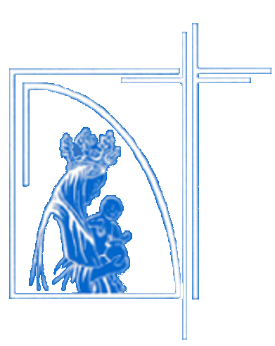 Maria mit Jesus im Kreuz