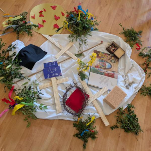 Impression vom Kindergottesdienst zu Palmsonntag
