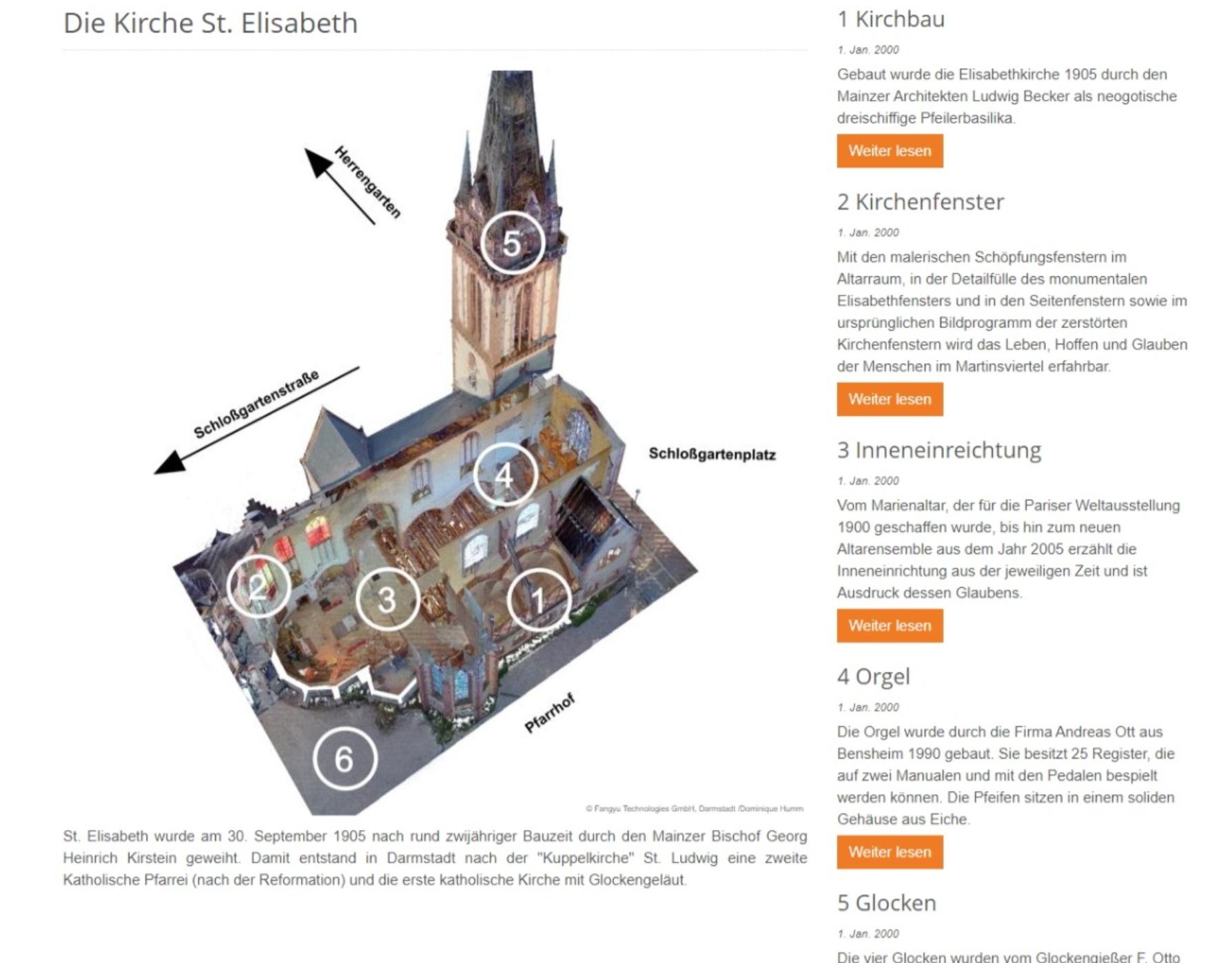 Der digitale Kirchenführer von St. Elisabeth ist jetzt online (c) Dominique Humm