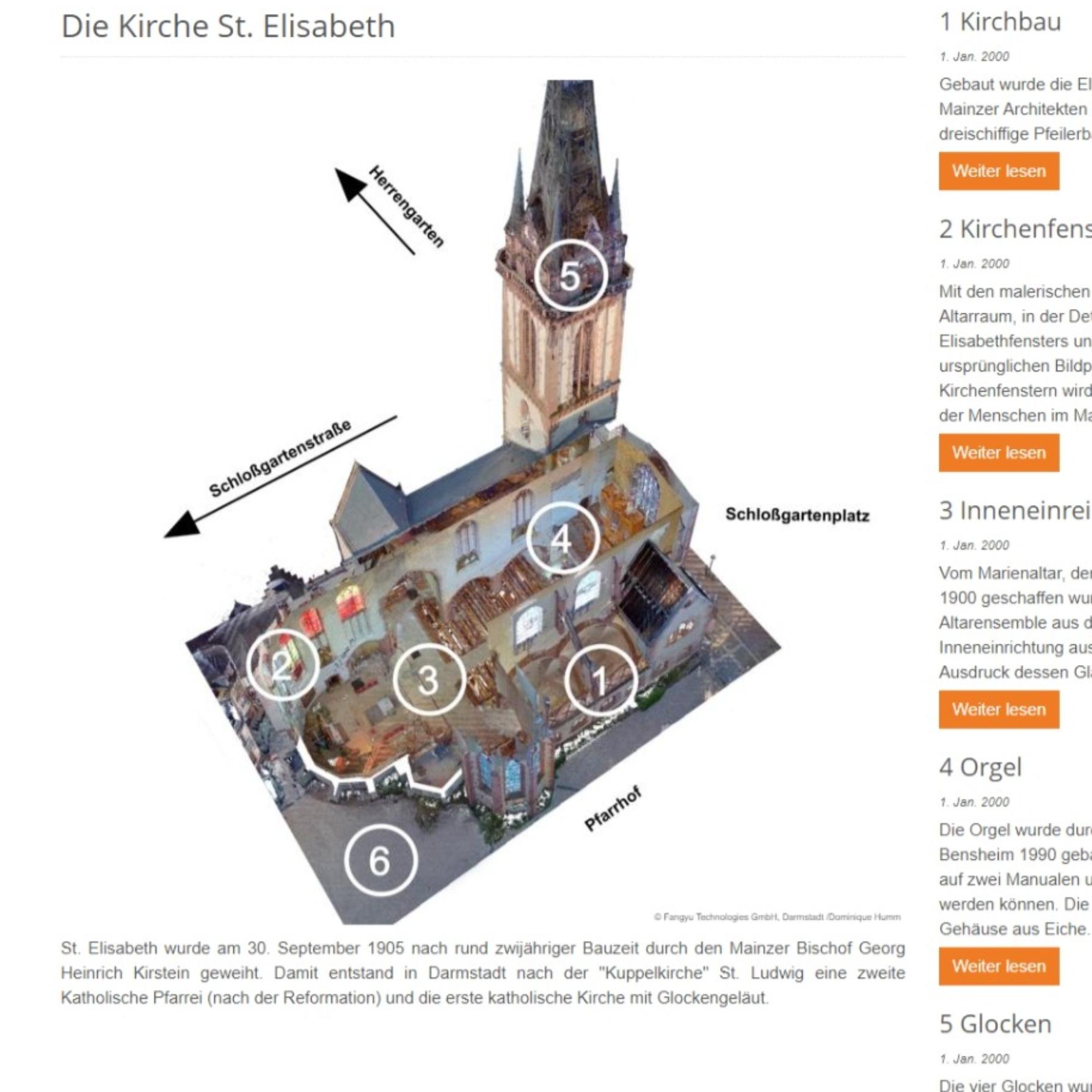 Der digitale Kirchenführer von St. Elisabeth ist jetzt online