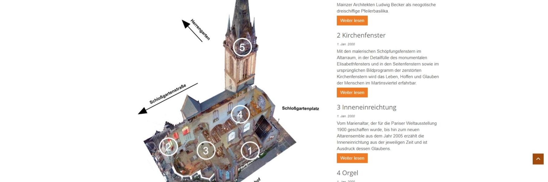 Der digitale Kirchenführer von St. Elisabeth ist jetzt online