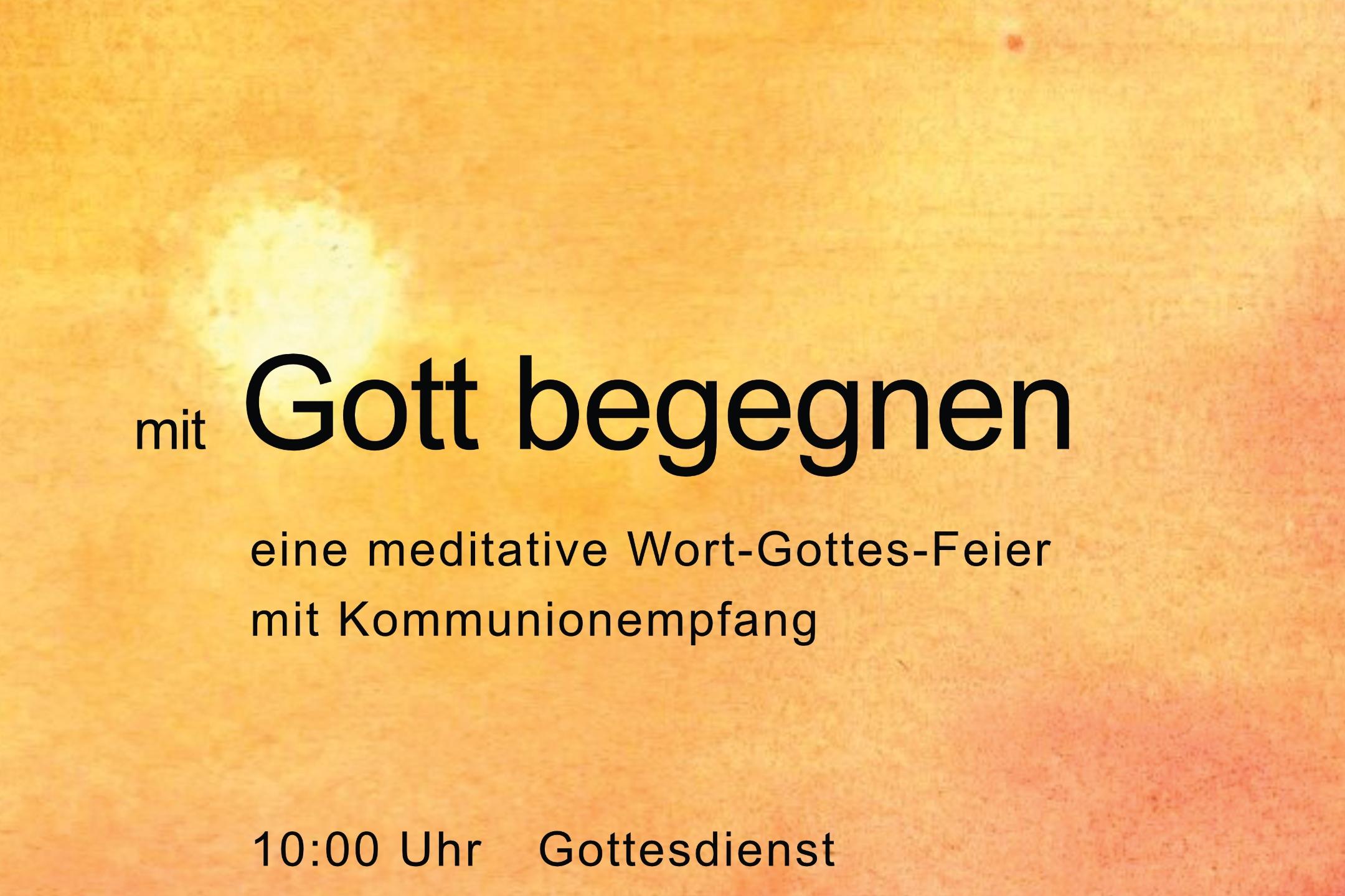 Mini-Exerzitien im Gottesdienst