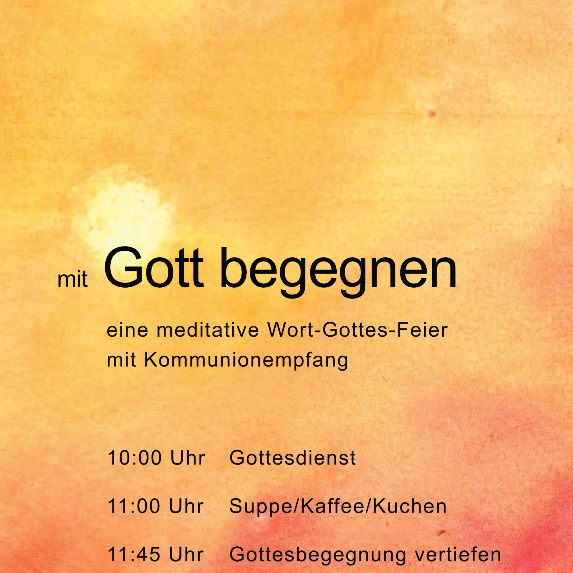 Mini-Exerzitien im Gottesdienst