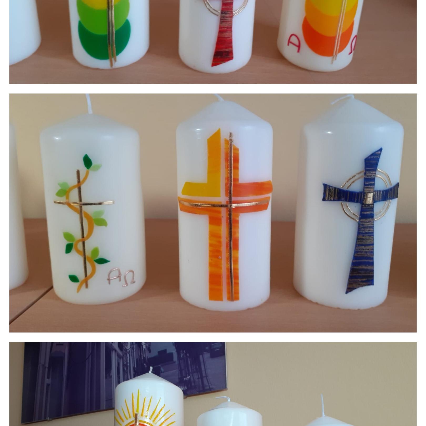 Verkauf von Osterkerzen