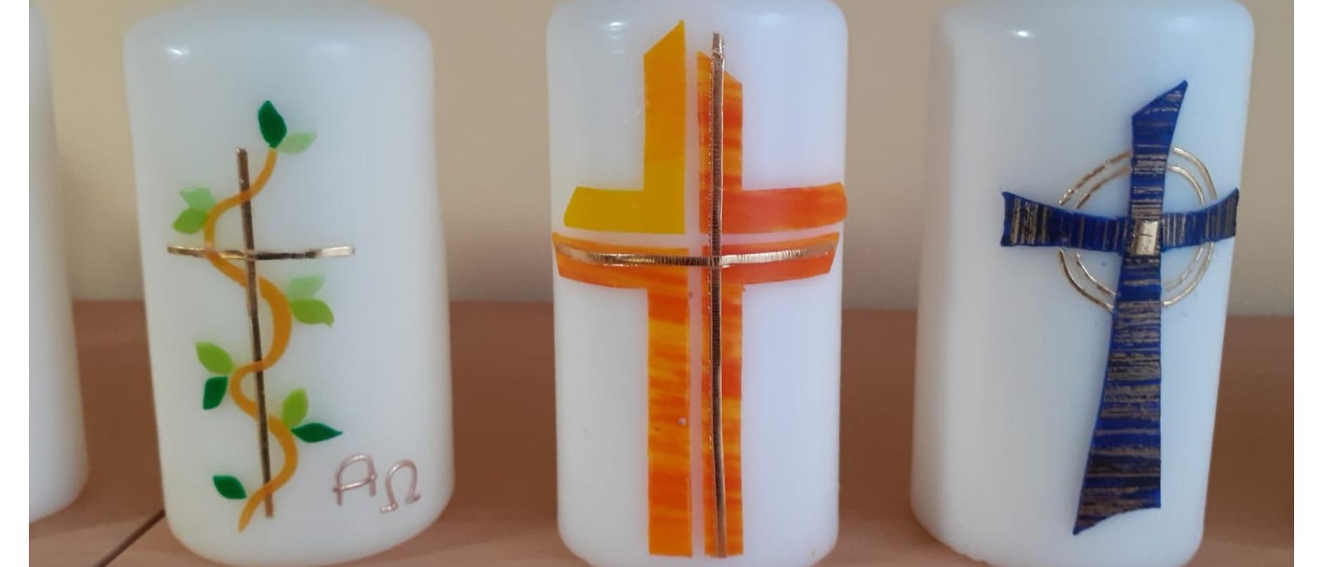 Verkauf von Osterkerzen