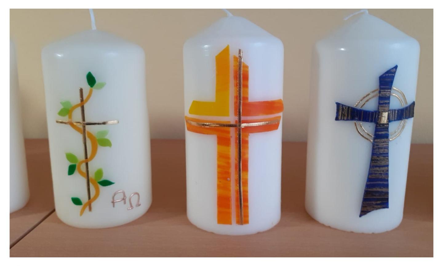 Verkauf von Osterkerzen