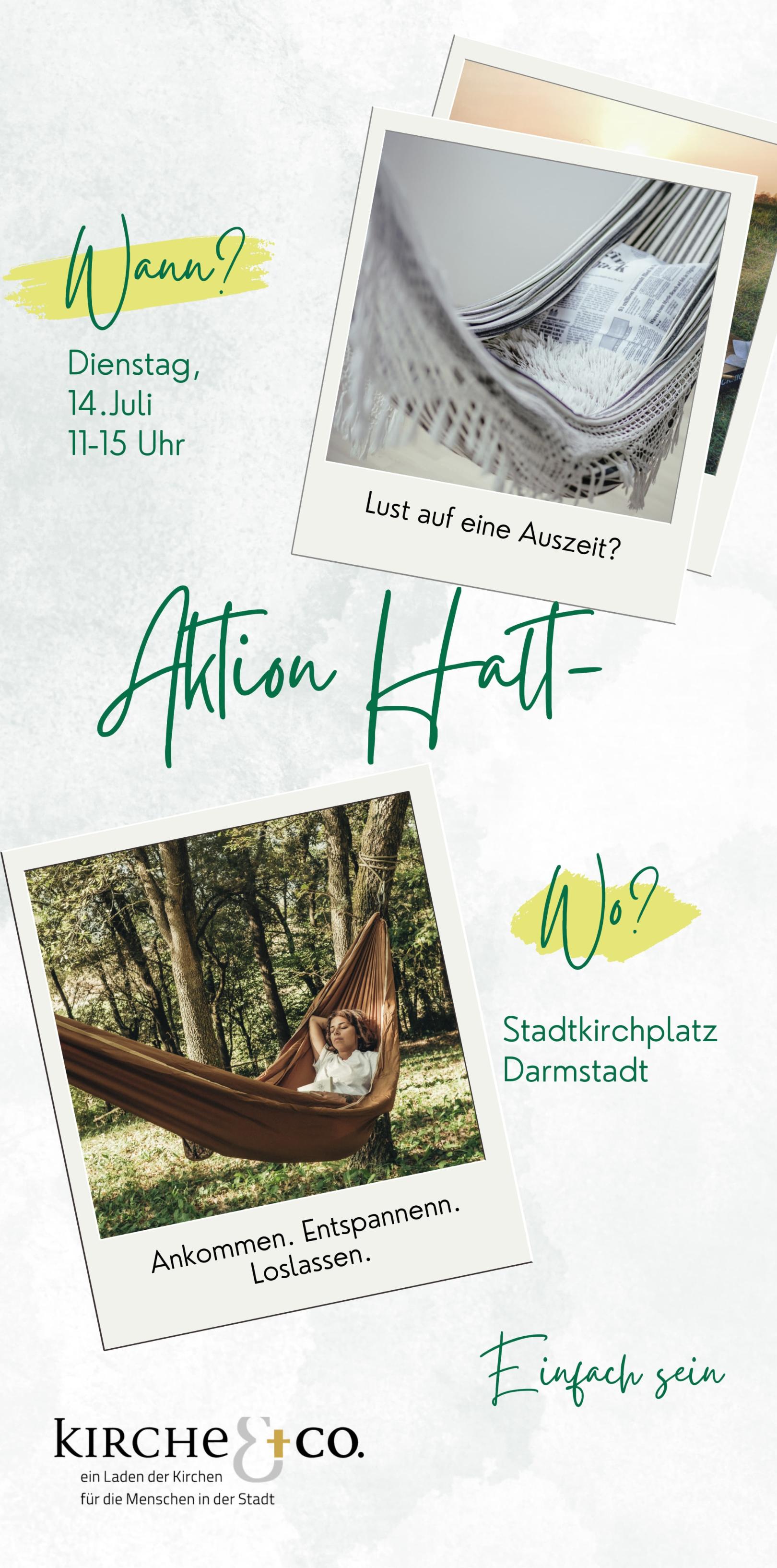 Aktion Halt_Flyer (c) Kirche & Co