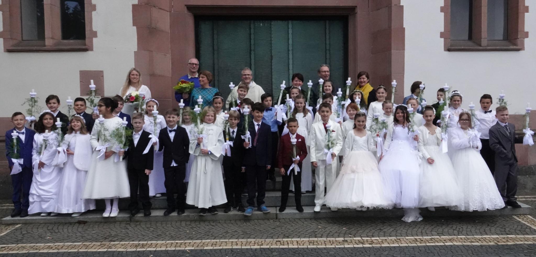 Erstkommunionkinder 2019 aus St. elisabeth, Darmstadt