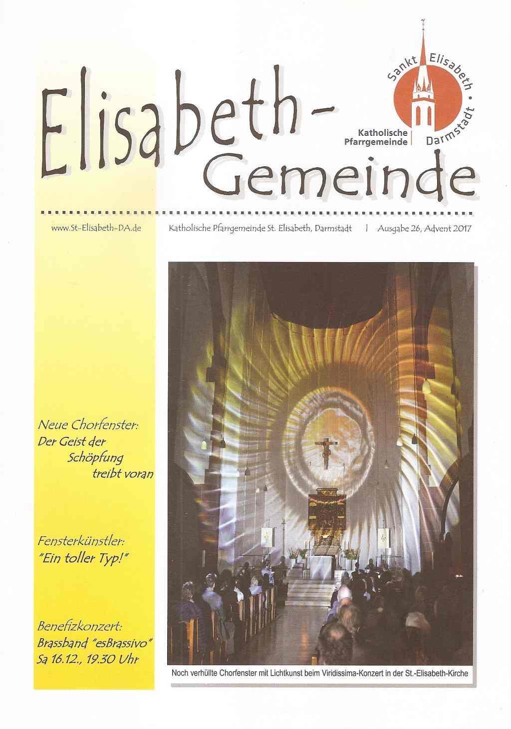 Gemeindezeitung - Elisabeth-Gemeinde 26-2017