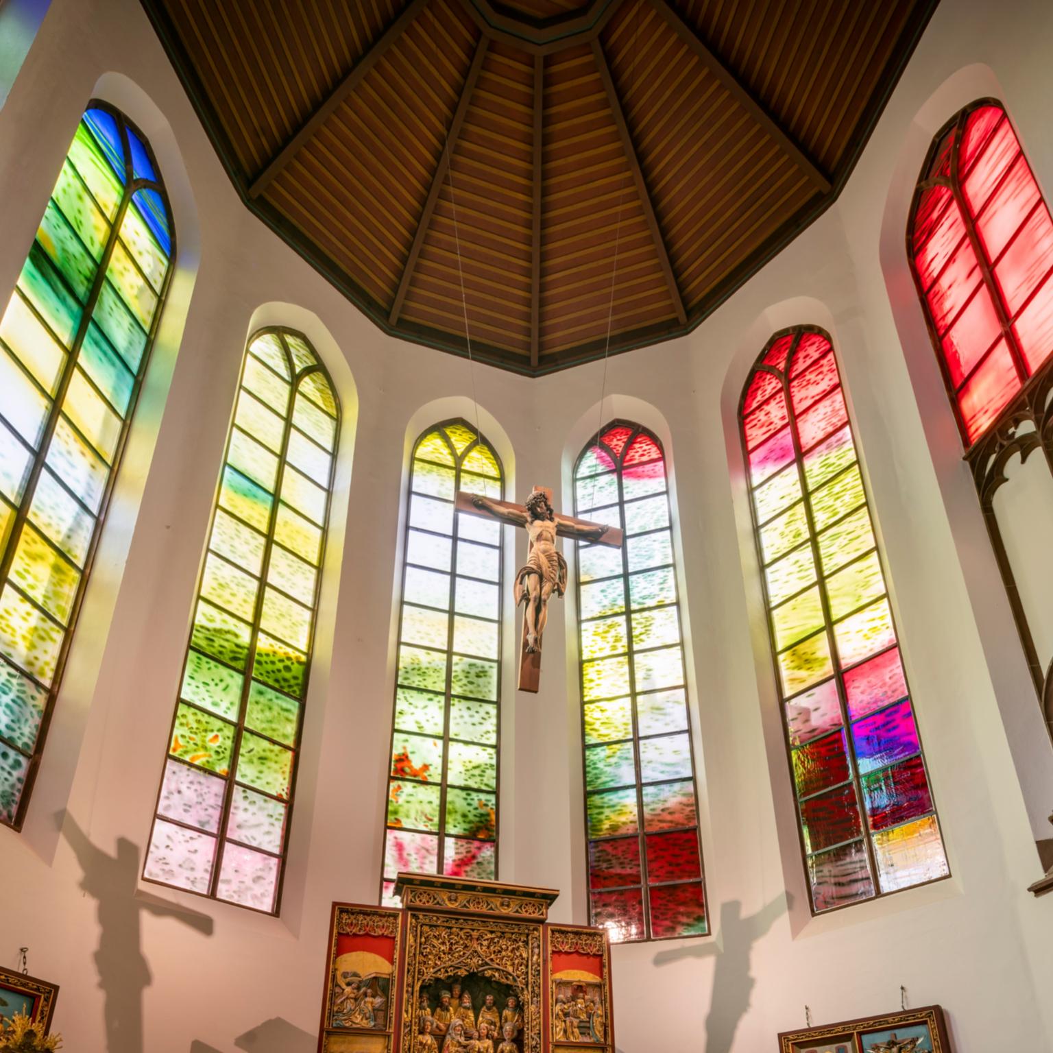 Kirchenfenster St. Elisabeth, Darmstadt - 122 (c) Hochschule Darmstadt / Gregor Schuster