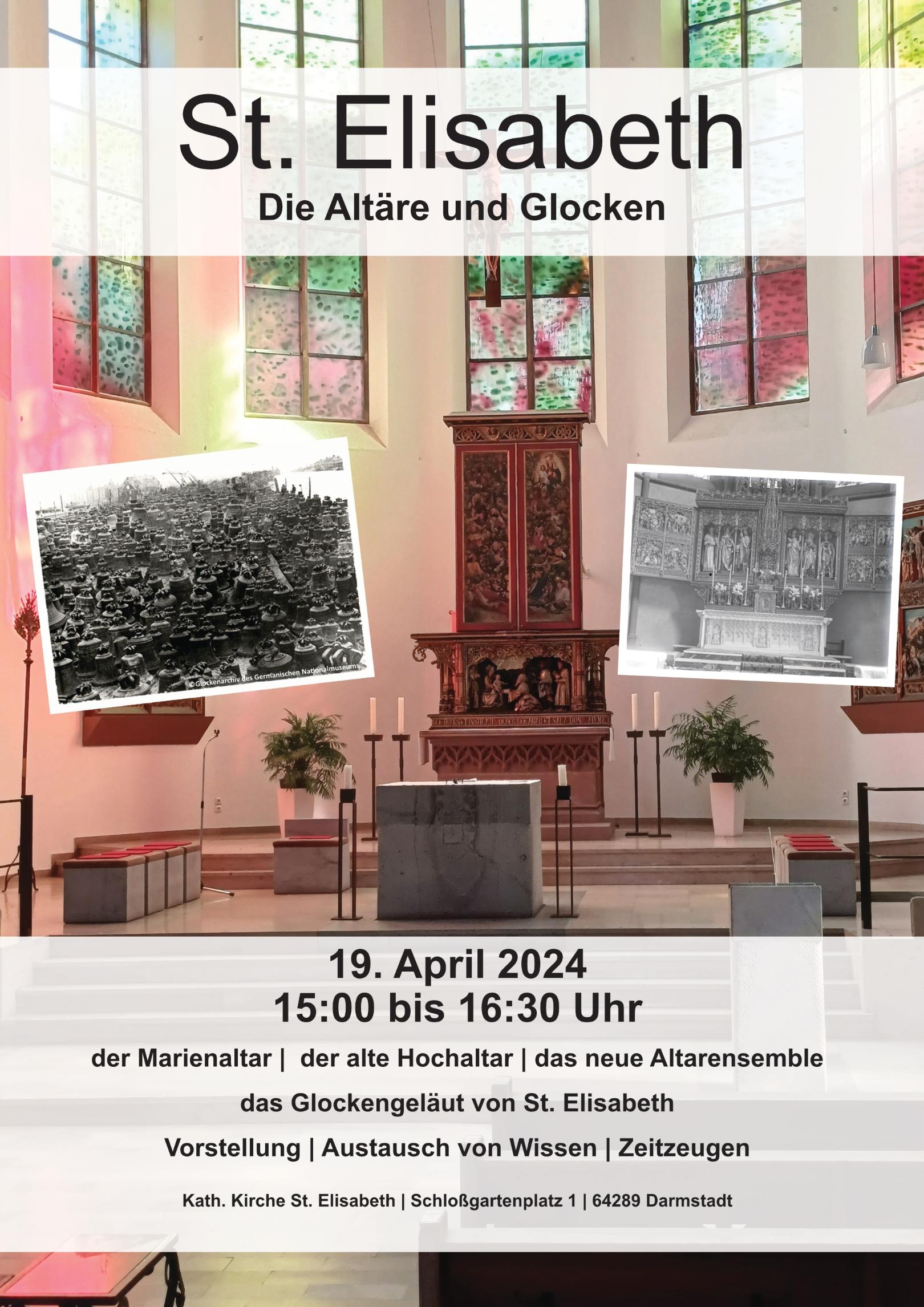 Plakat Altäre und Glocken (c) Dominique Humm