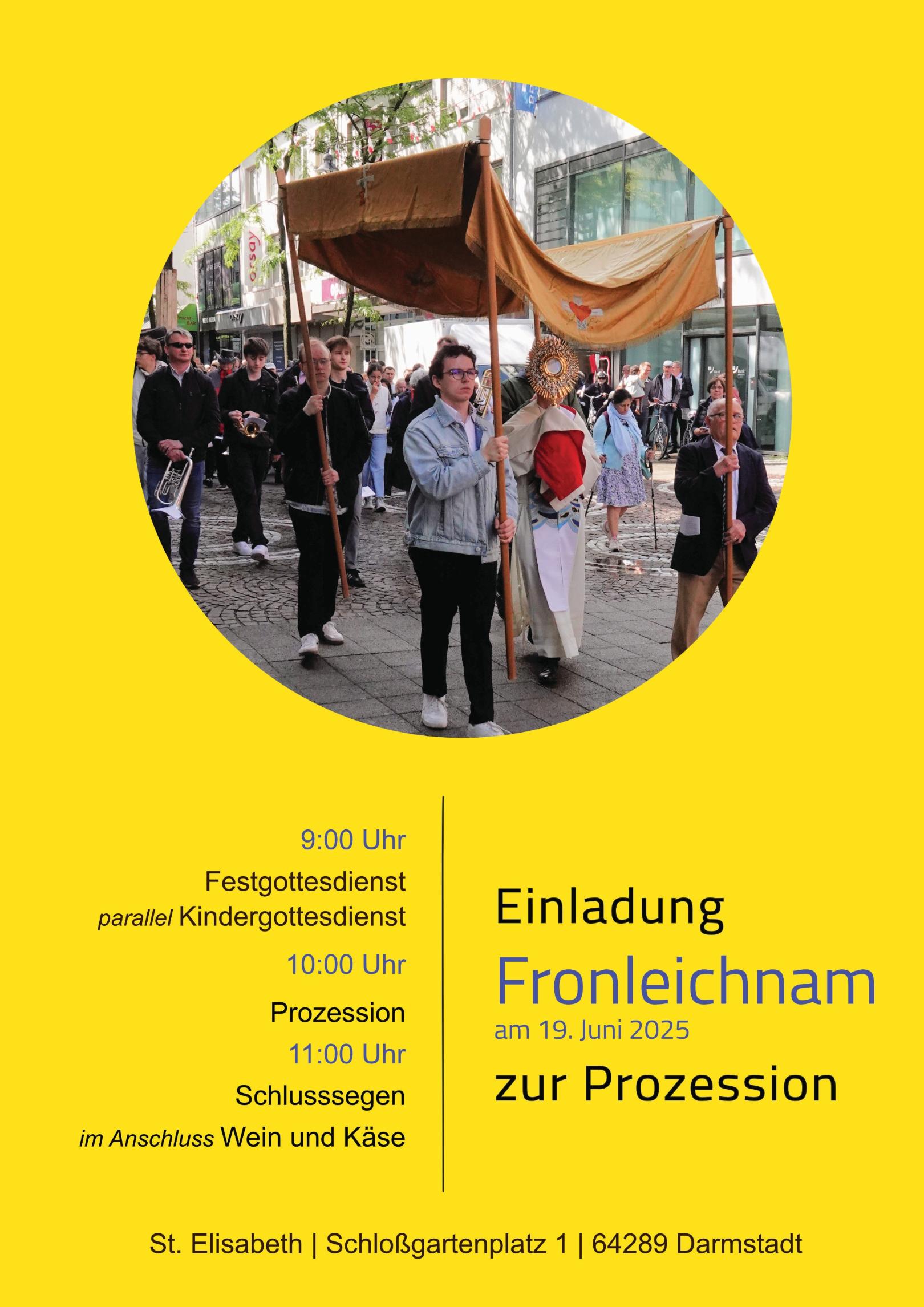 Plakat Fronleichnam 2025 (c) Dominique Humm/Peter Tanke