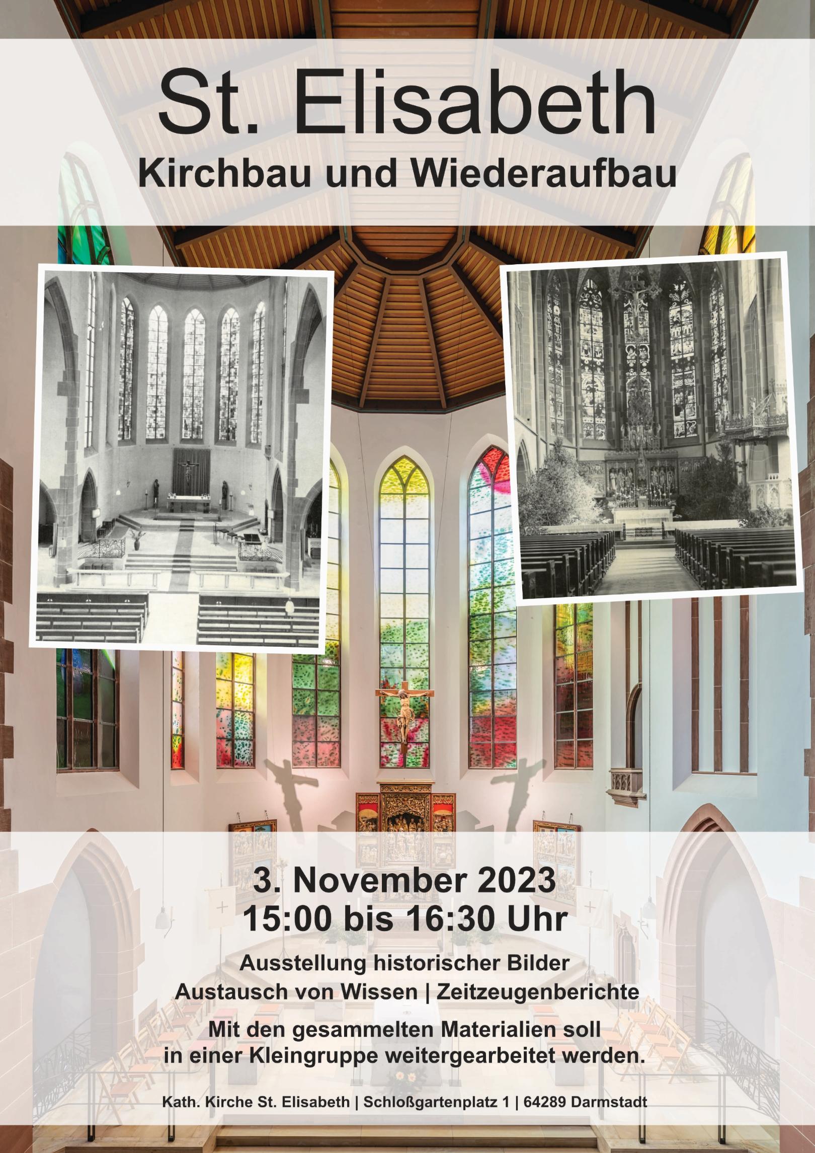 Kirchbau und Wiederaufbau (c) St. Elisabeth