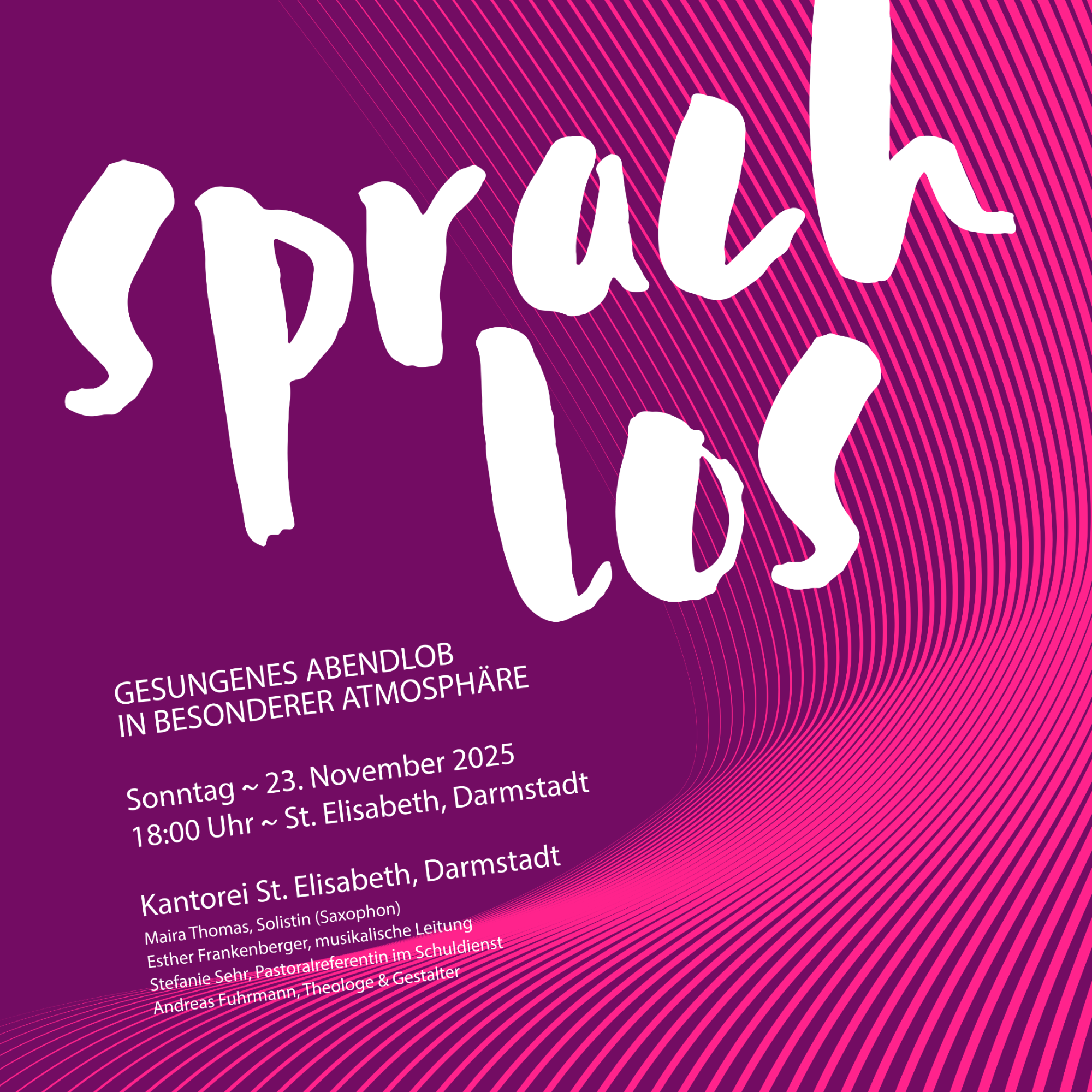 Plakate Evensong November 2025