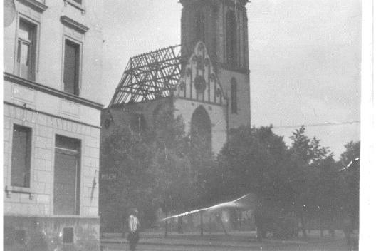 Zerstörte St. Elisabeth Kirche