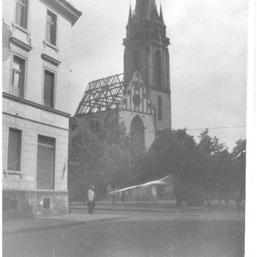 Zerstörte St. Elisabeth Kirche