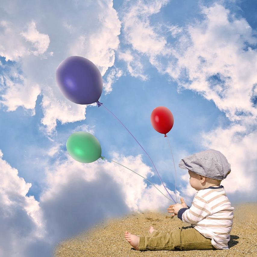 Der Luftballon zeigt uns die unsichtbaren Bewegungen der Luft
