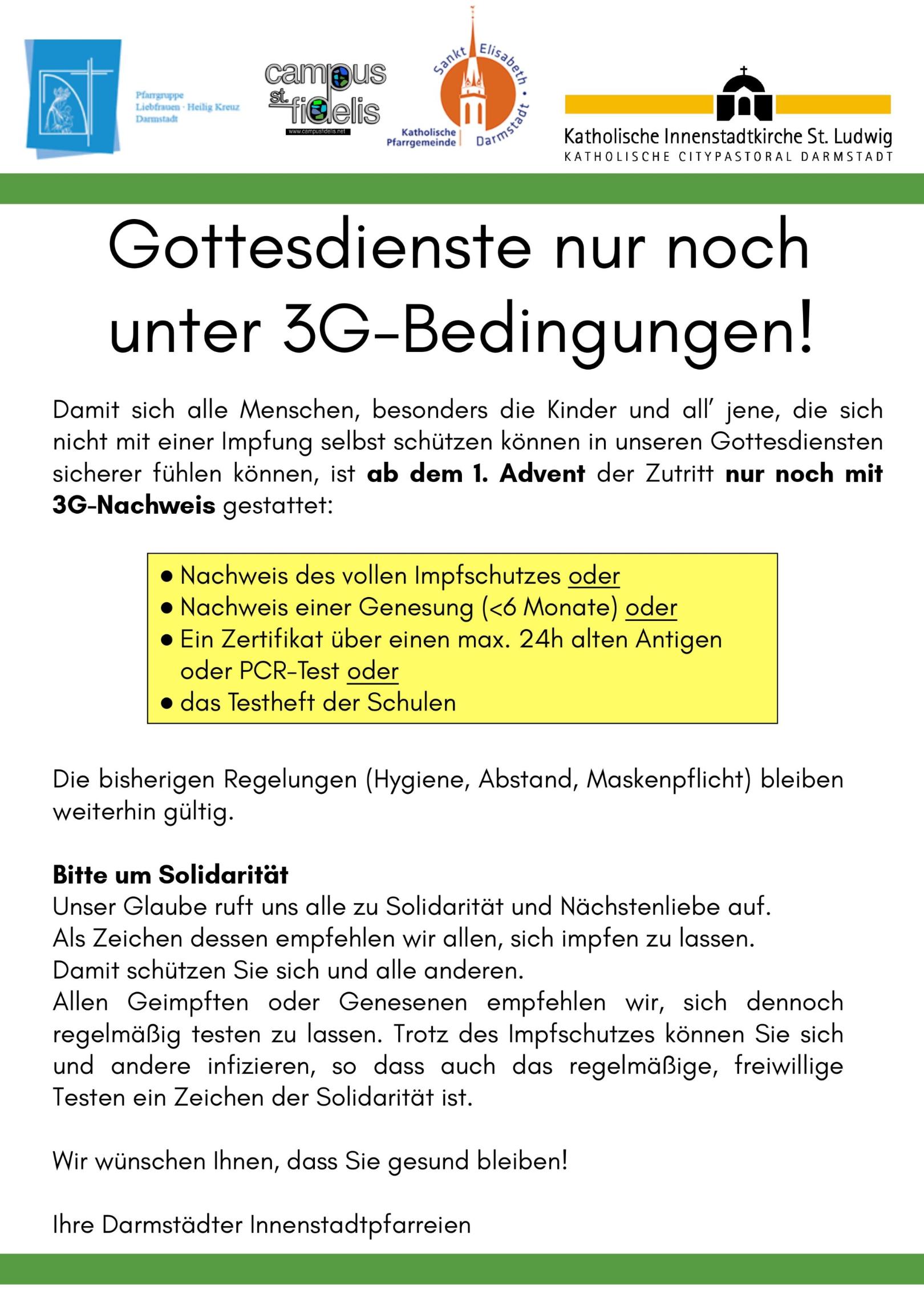 3G-Regelung (c) CampusFidelis