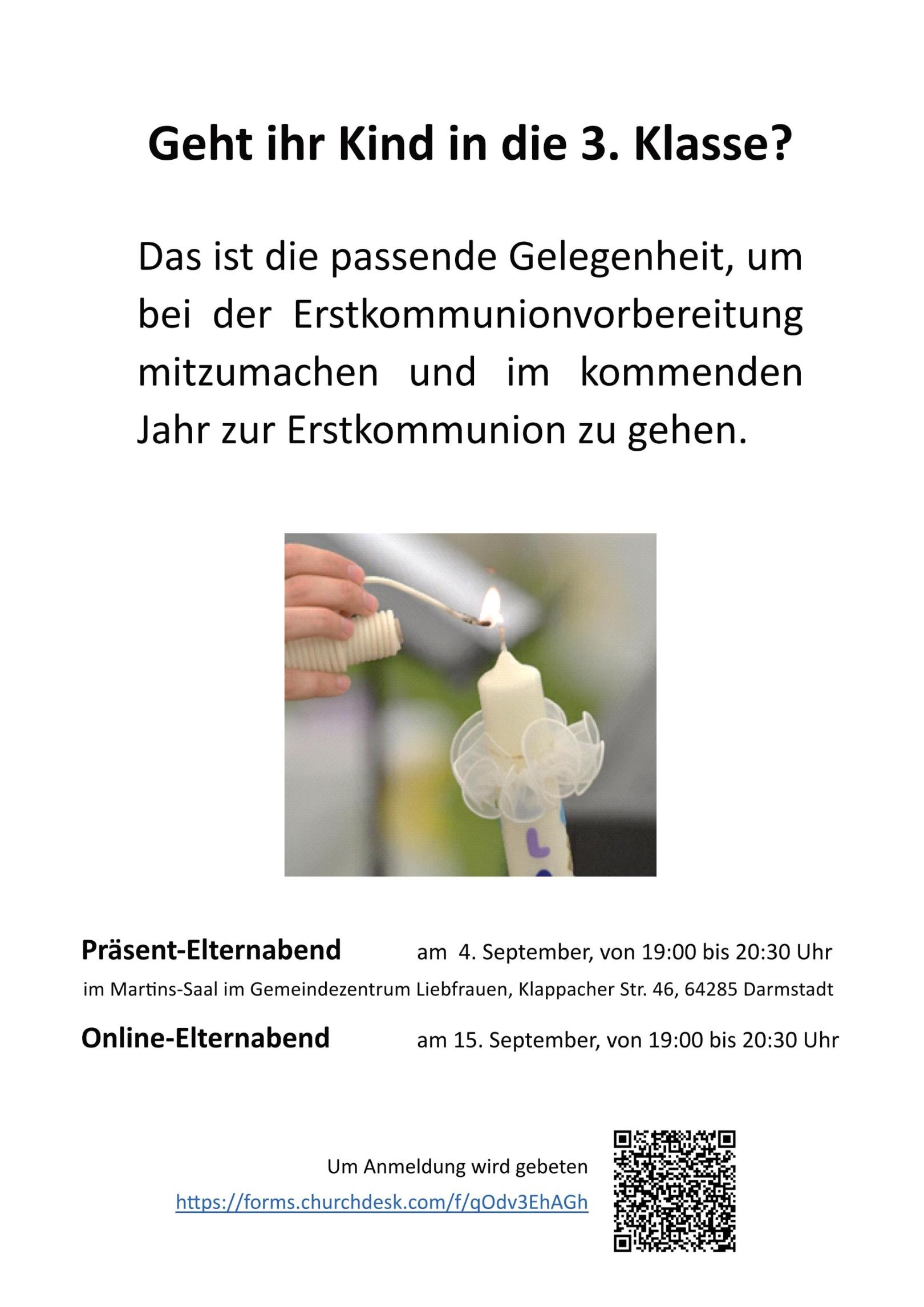Infoelternabend Erstkommunion 2026 (c) PR DaMi