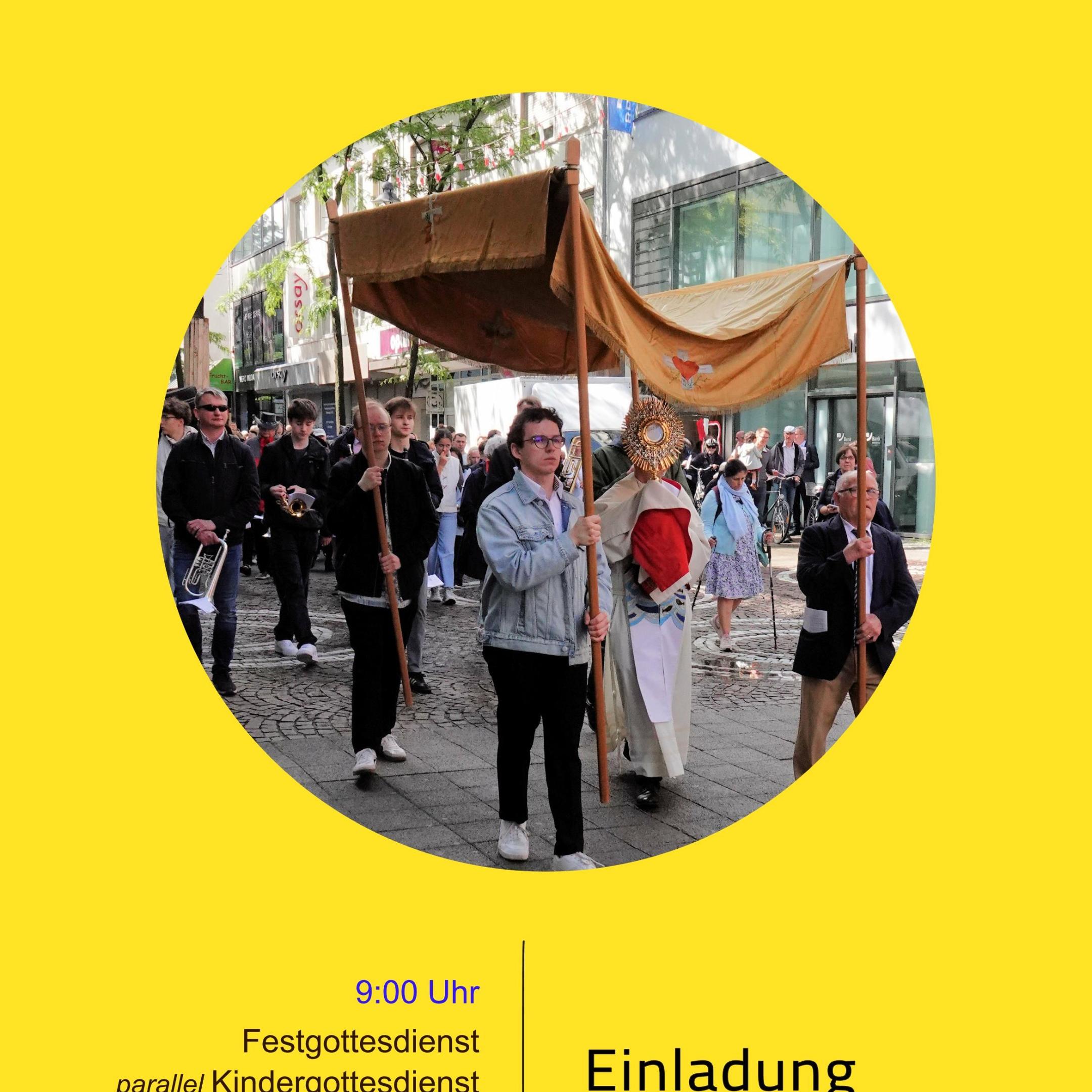 Plakat Fronleichnam 2025