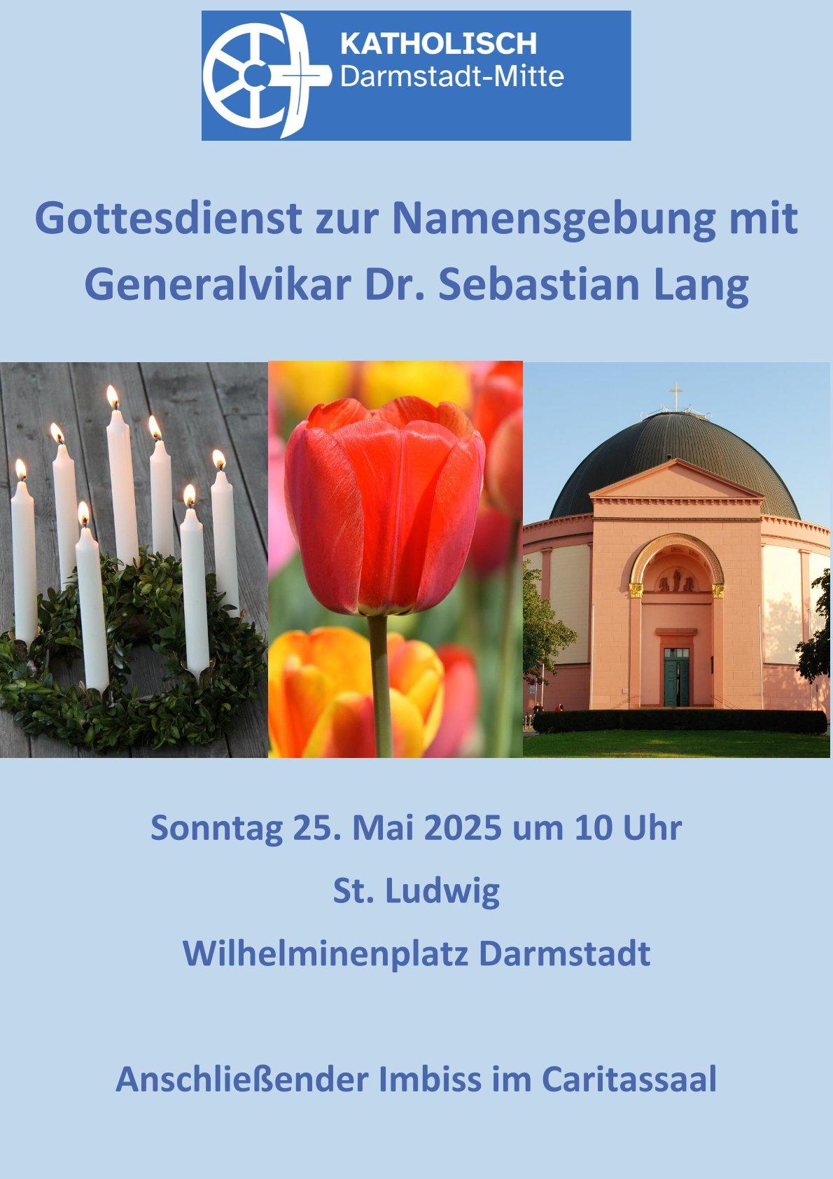 Plakat zur Namensverkündung