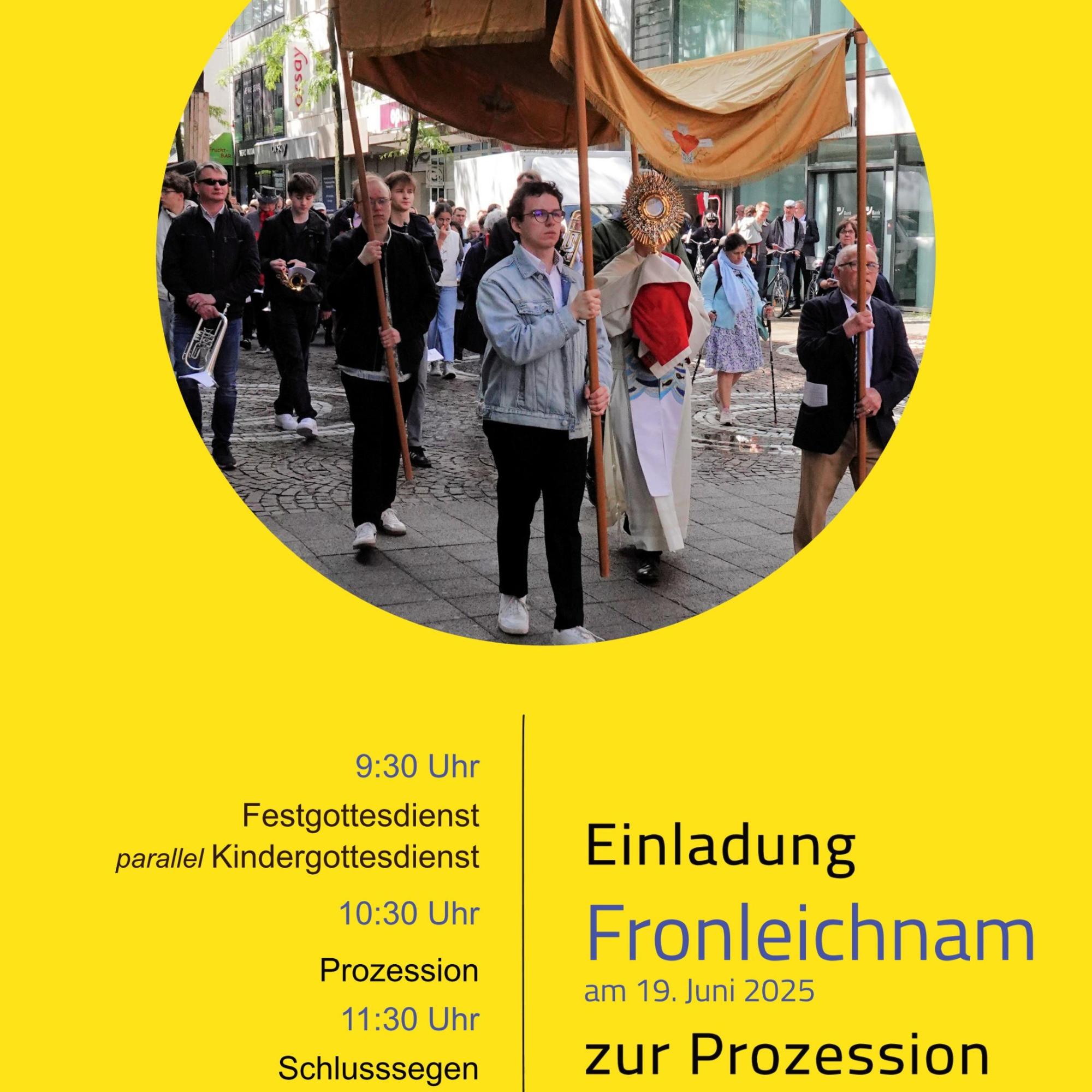 Plakat Fronleichnam 2025 (c) PR DaMi