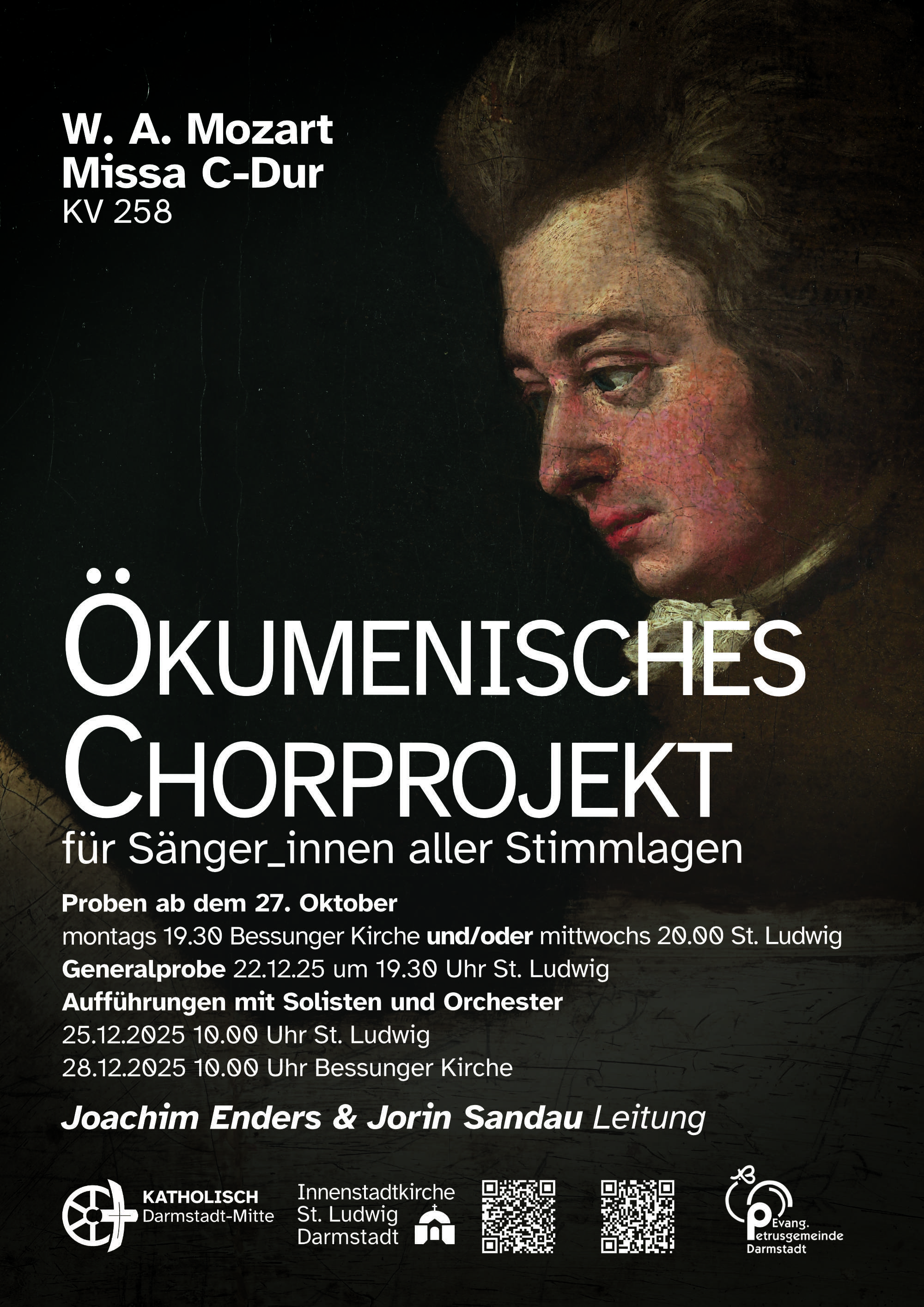 Plakat Chorprojekt Mozart (c) St.Ludwig Darmstadt