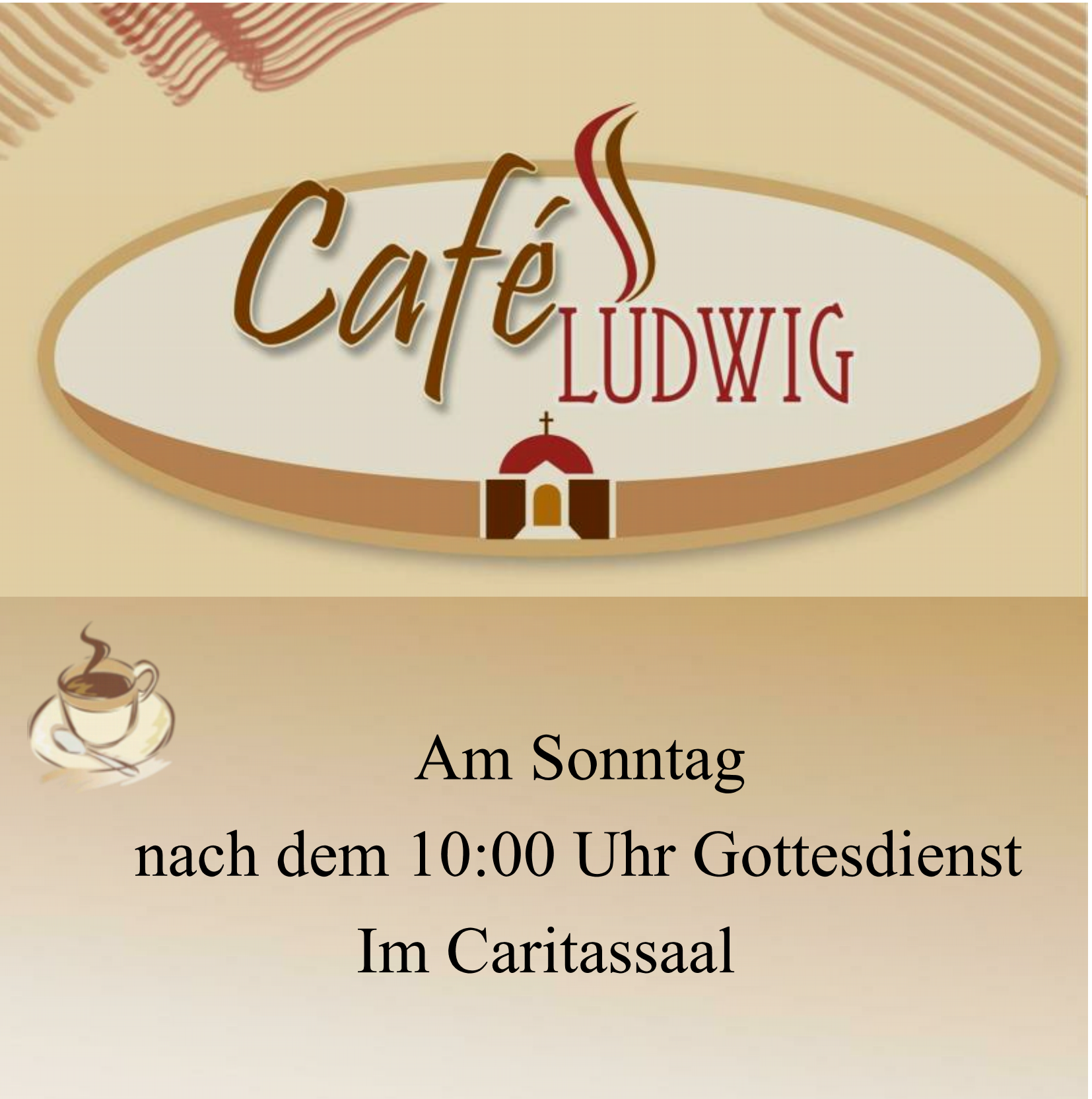 Am Sonntag cafe Ludiwig (c) St.Ludwig Darmstadt