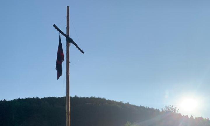 Lagerkreuz im Zeltlager 2023 (c) KZL St. Martin