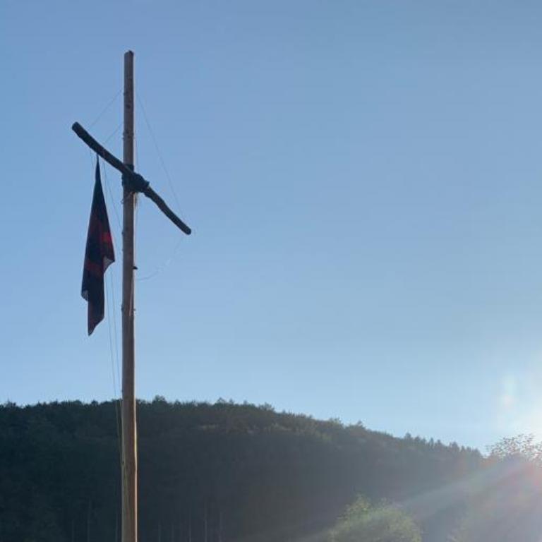 Lagerkreuz im Zeltlager 2023 (c) KZL St. Martin