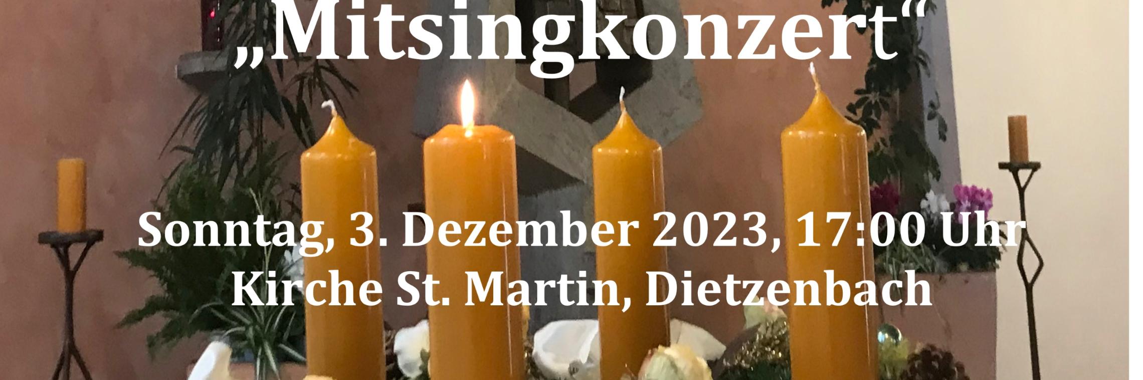 Kirchenchor_Mitsingkonzert (c) Kirchenchor St. Martin