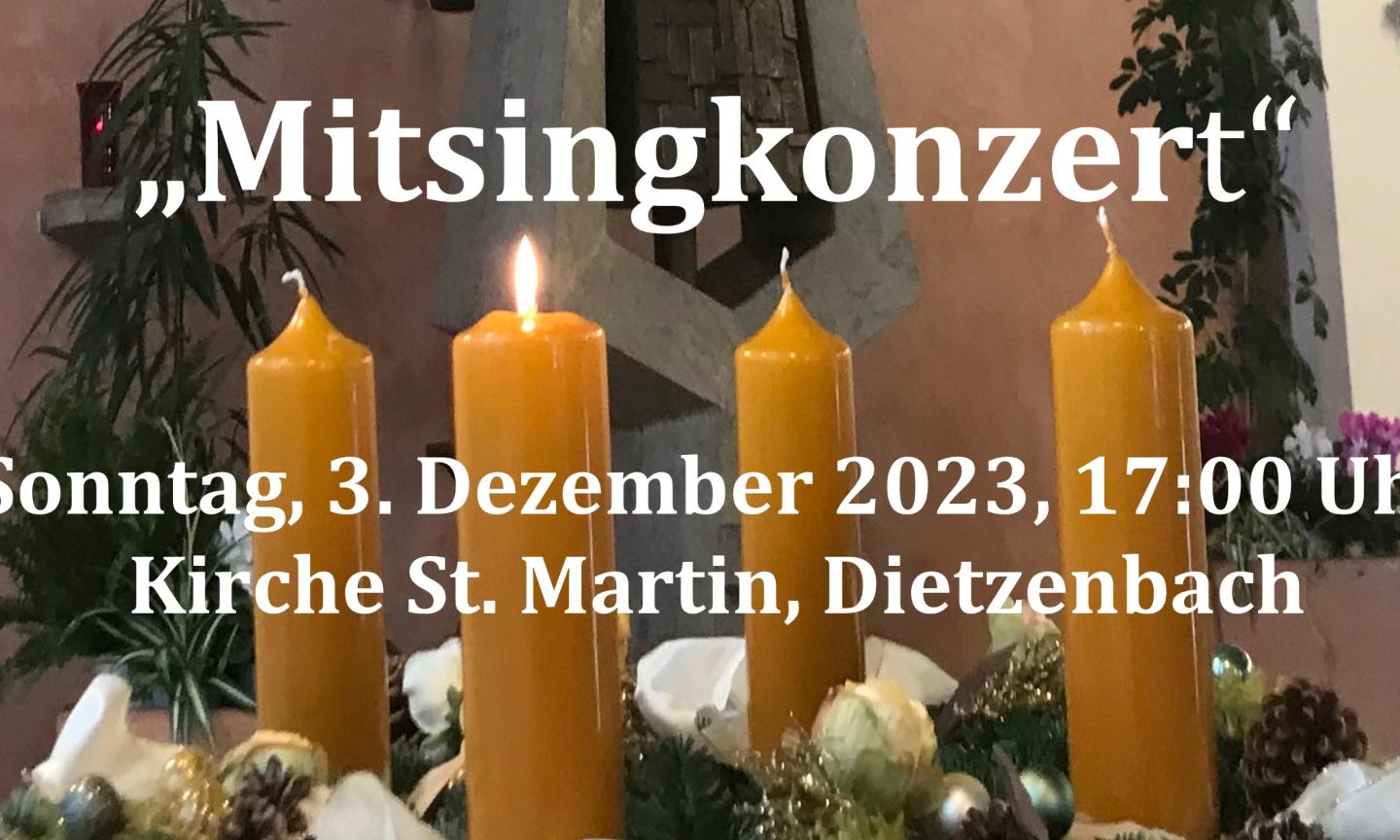 Kirchenchor_Mitsingkonzert (c) Kirchenchor St. Martin