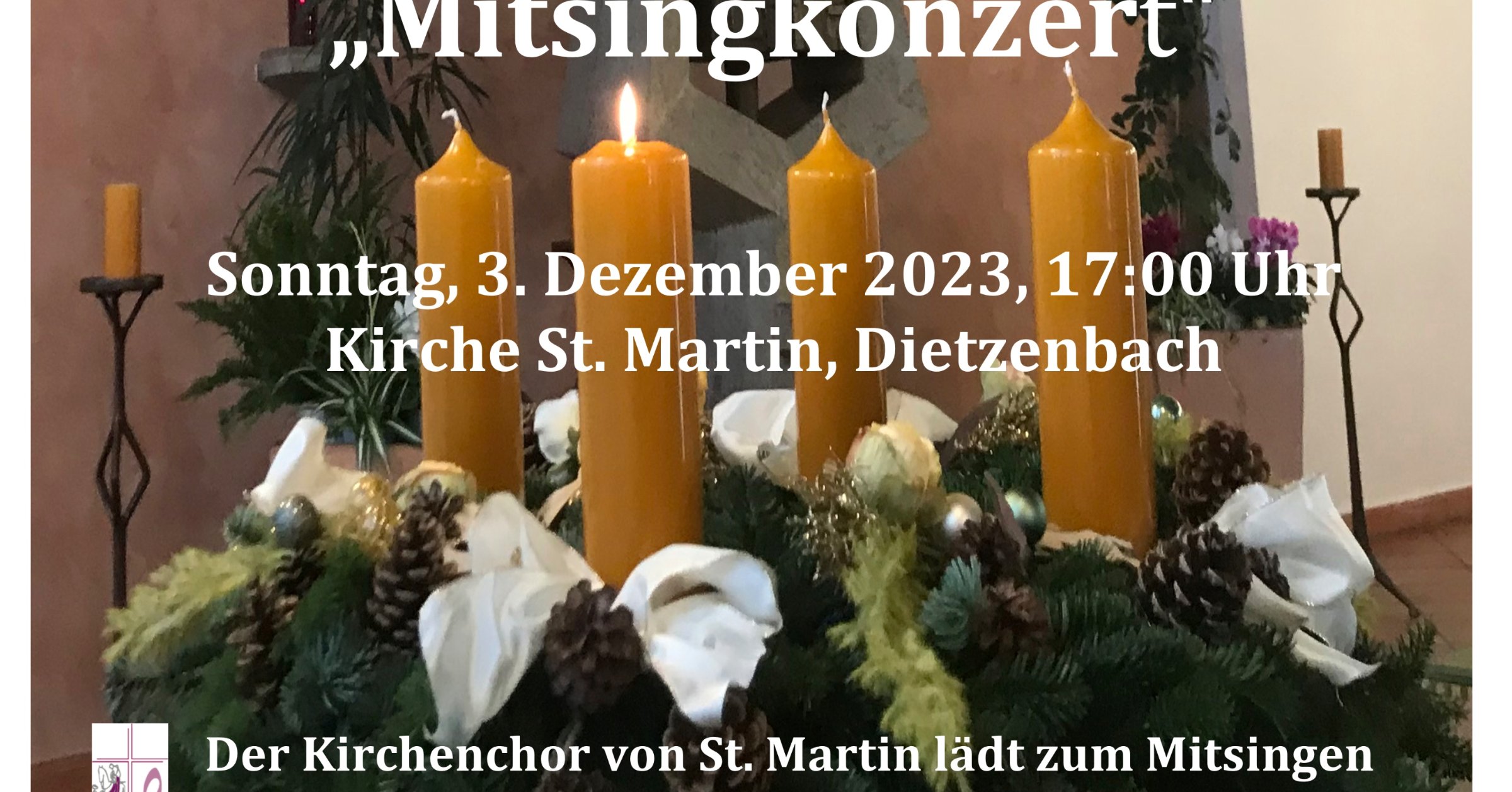 "Mitsingkonzert" alte und neue Advents und Weihnachtslieder