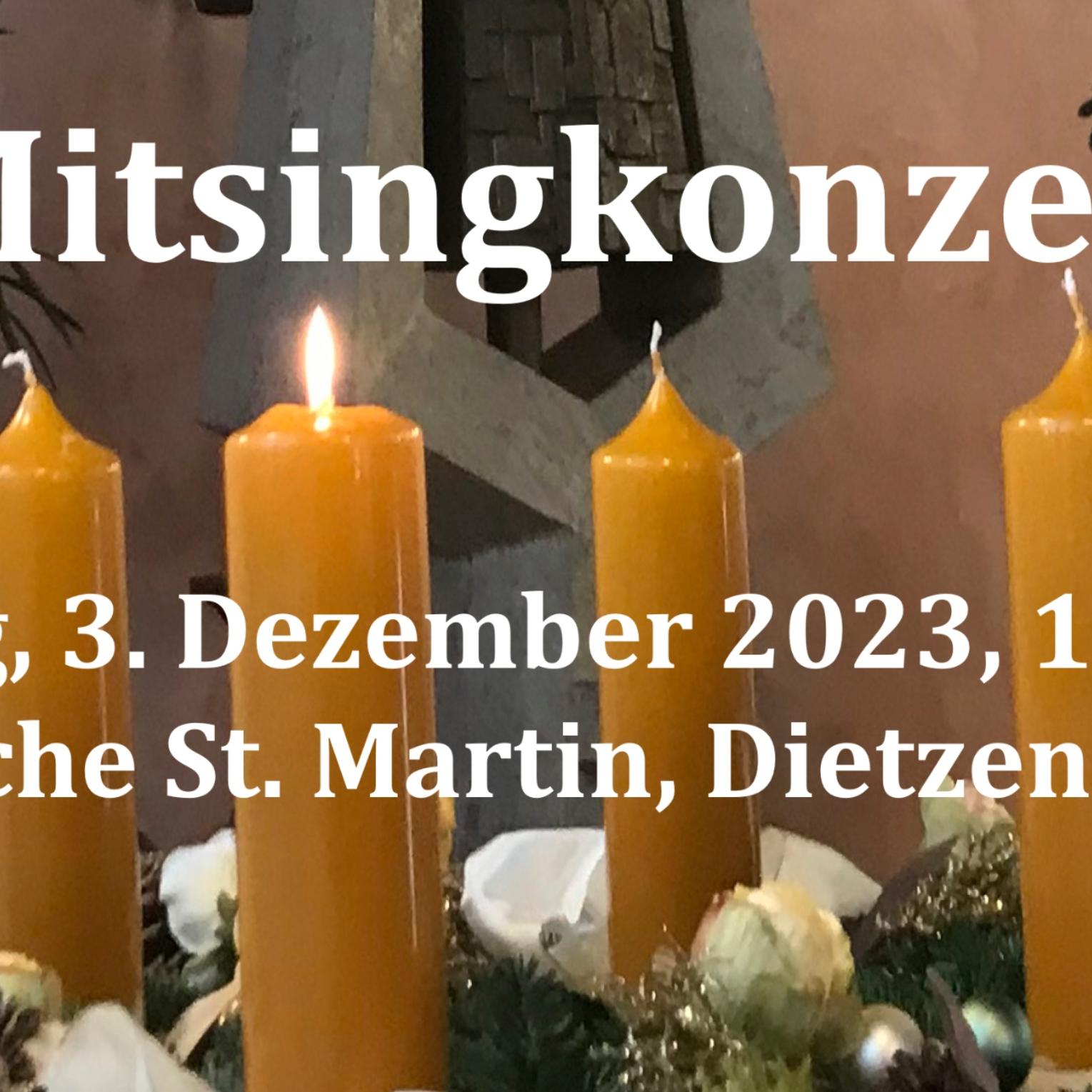 Kirchenchor_Mitsingkonzert (c) Kirchenchor St. Martin