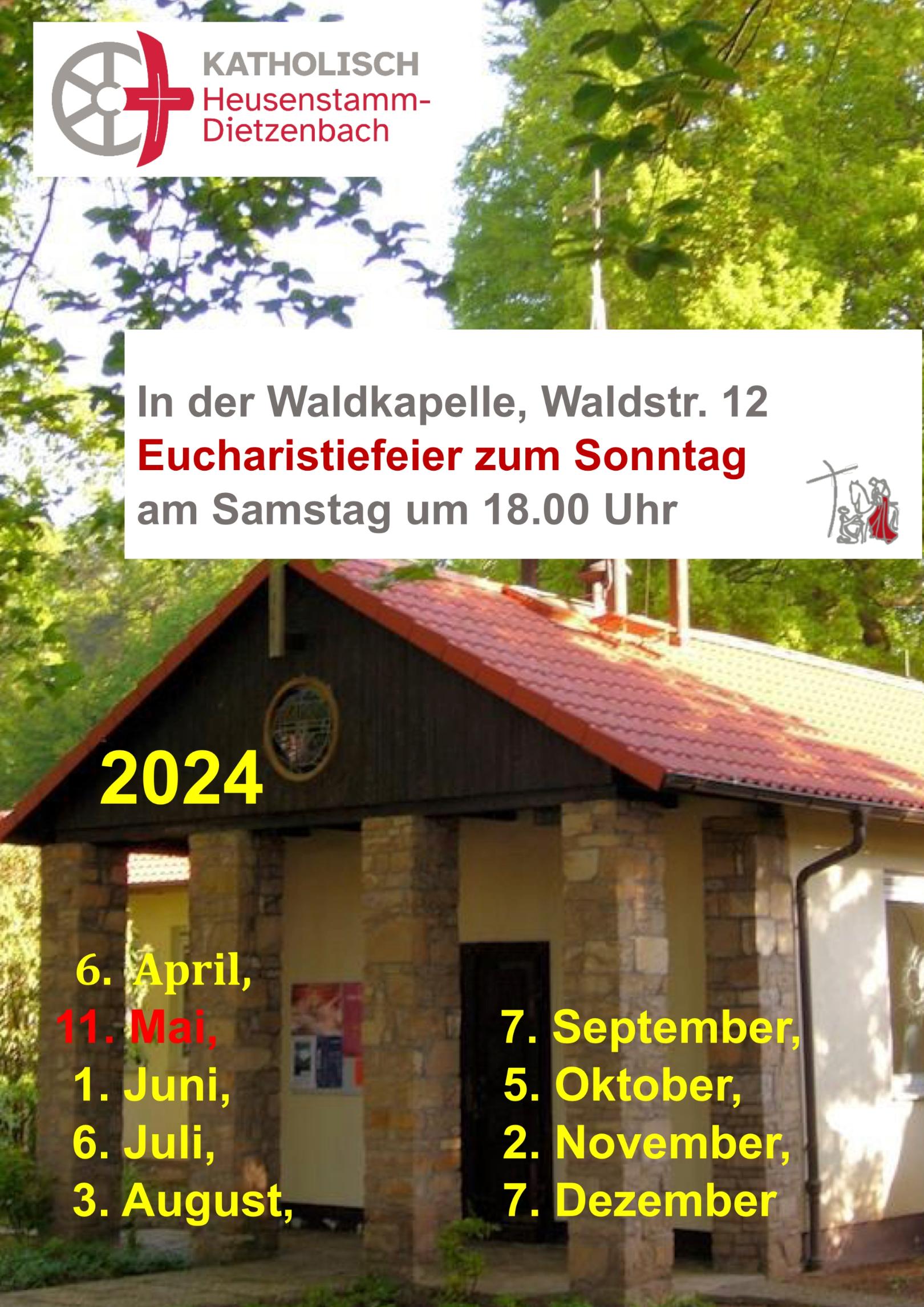 2024_Plakat GD-Waldkapelle (c) Pfarrgemeinde St. Martin