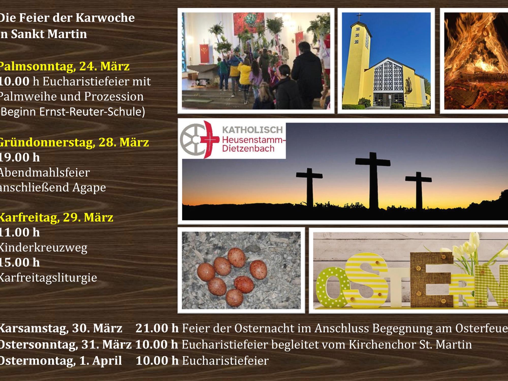 2024_Plakat Karwoche (c) Pfarrgemeinde Sankt Martin