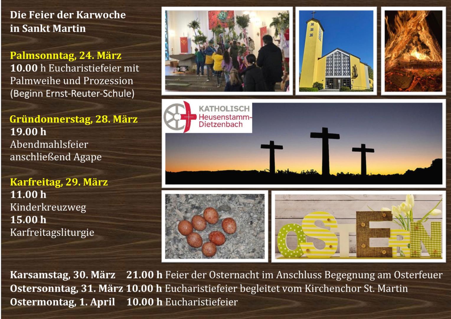 2024_Plakat Karwoche (c) Pfarrgemeinde Sankt Martin
