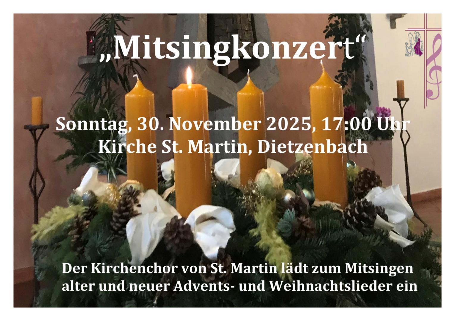 2025_11_30_Plakat Kirchenchor (c) Kirchenchor St. Martin