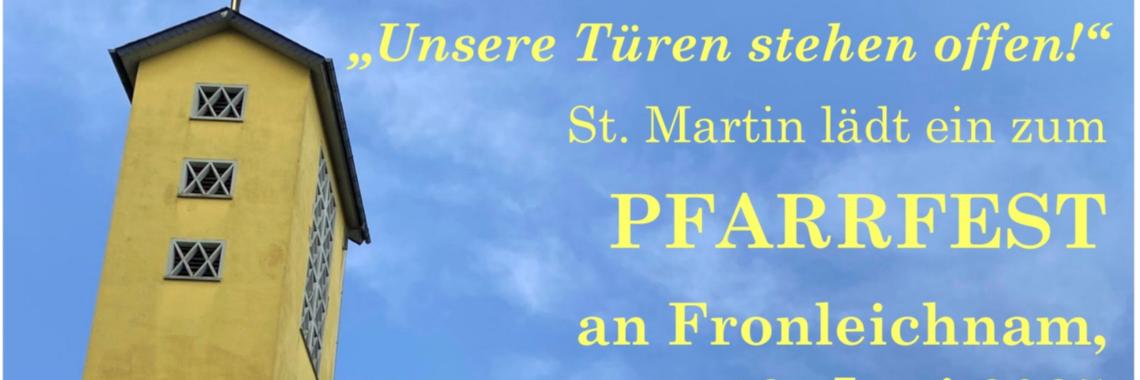 2025_Plakat_Pfarrfest_ (c) Pfarrgemeinde St. Martin