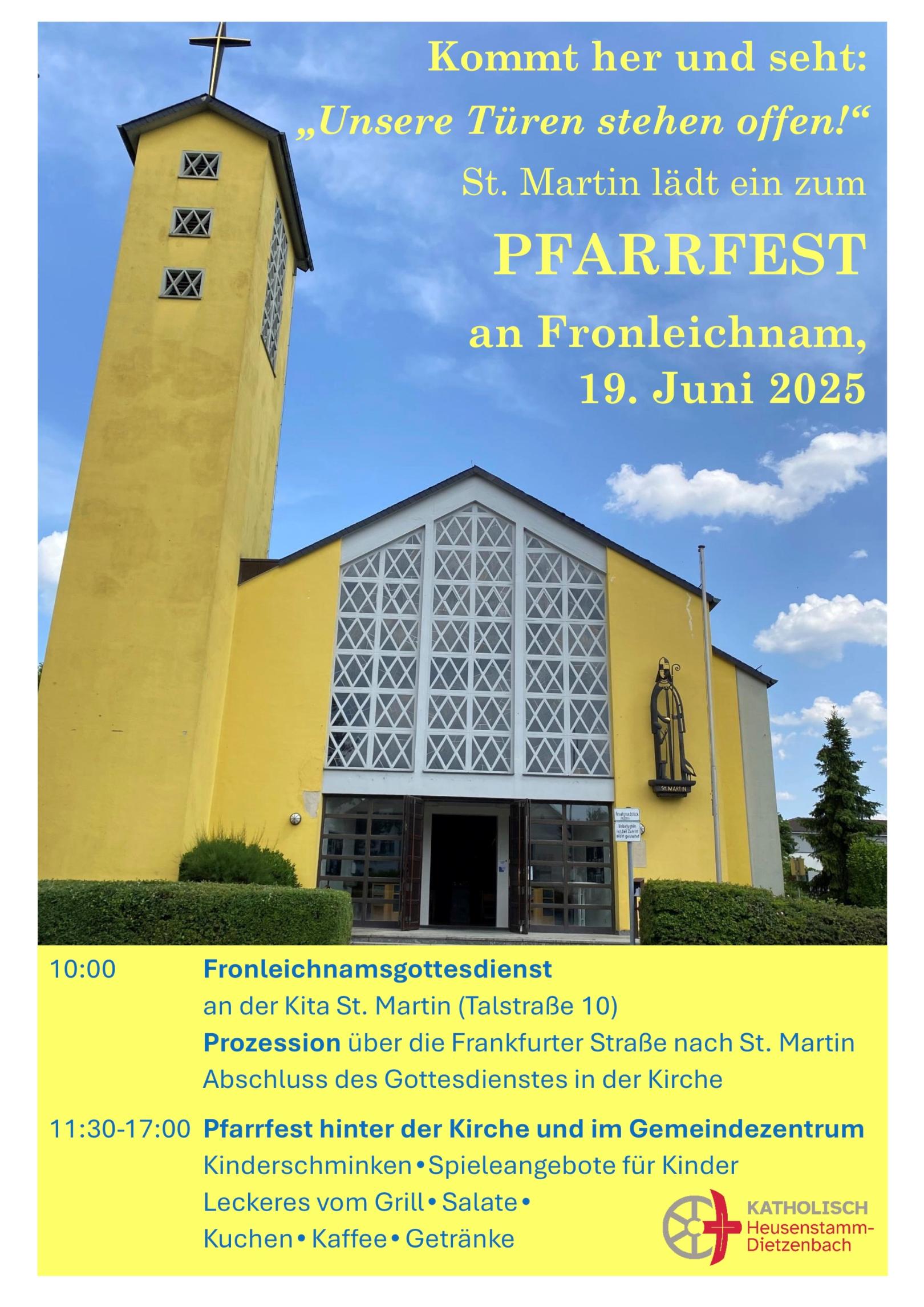 2025_Plakat_Pfarrfest_ (c) Pfarrgemeinde St. Martin