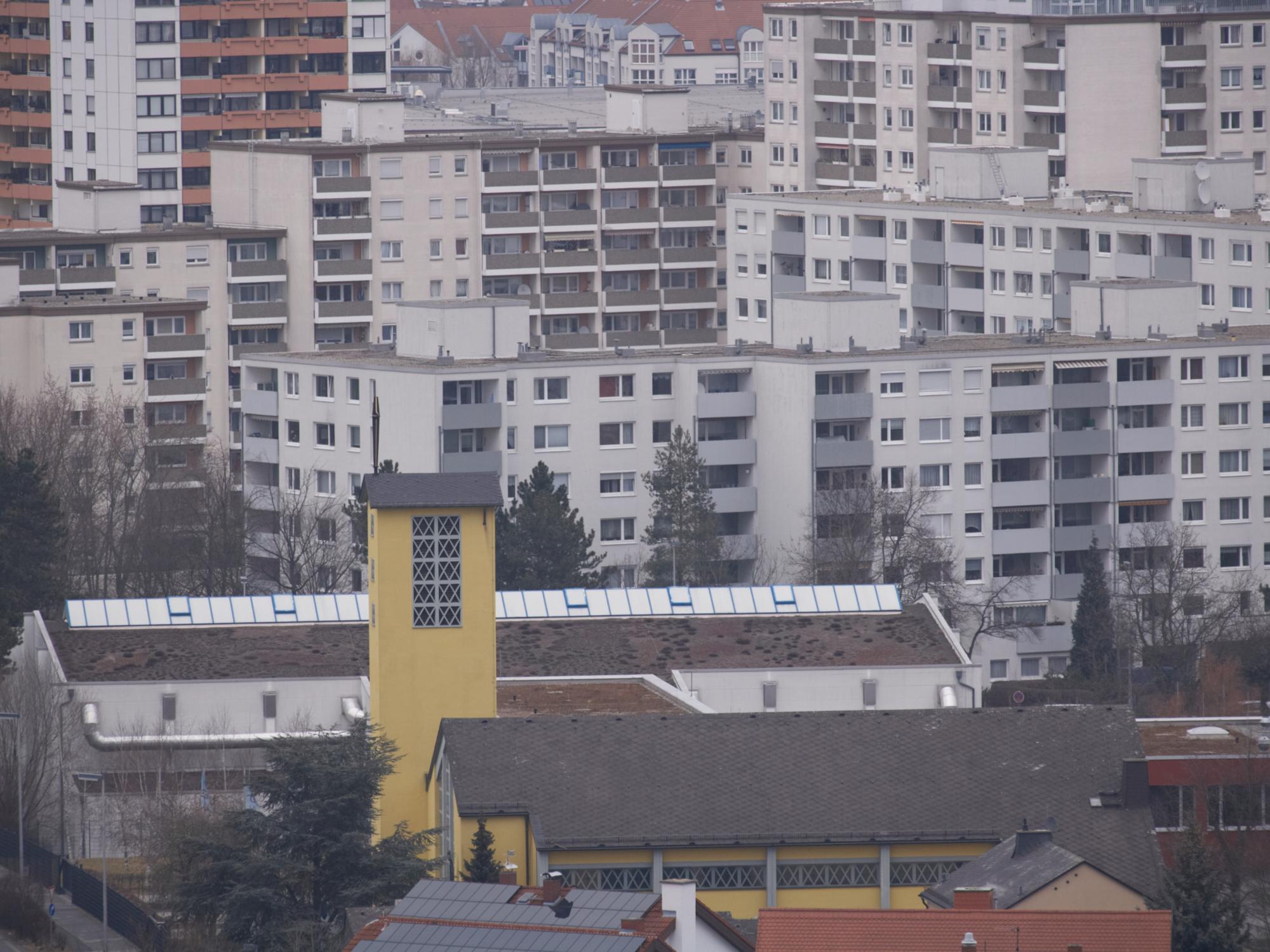 Kirchturm2020 Wohnung Gottes unter den Menschen (c) Katholische Pfarrgemeinde Sankt Martin Dietzenbach