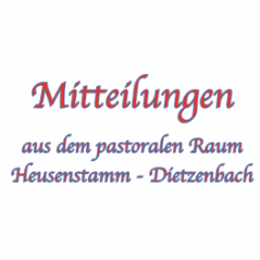 Mitteilungen-Pastoraler-Raum (c) Pfarrgruppe Heusenstamm