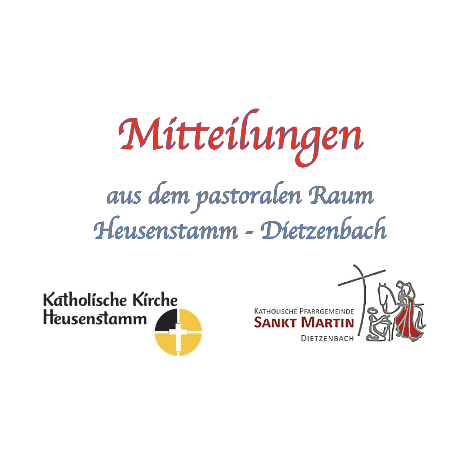 Mitteilungen aus dem pastoralen Raum (c) Pastoralraum Heusenstamm-Dietzenbach
