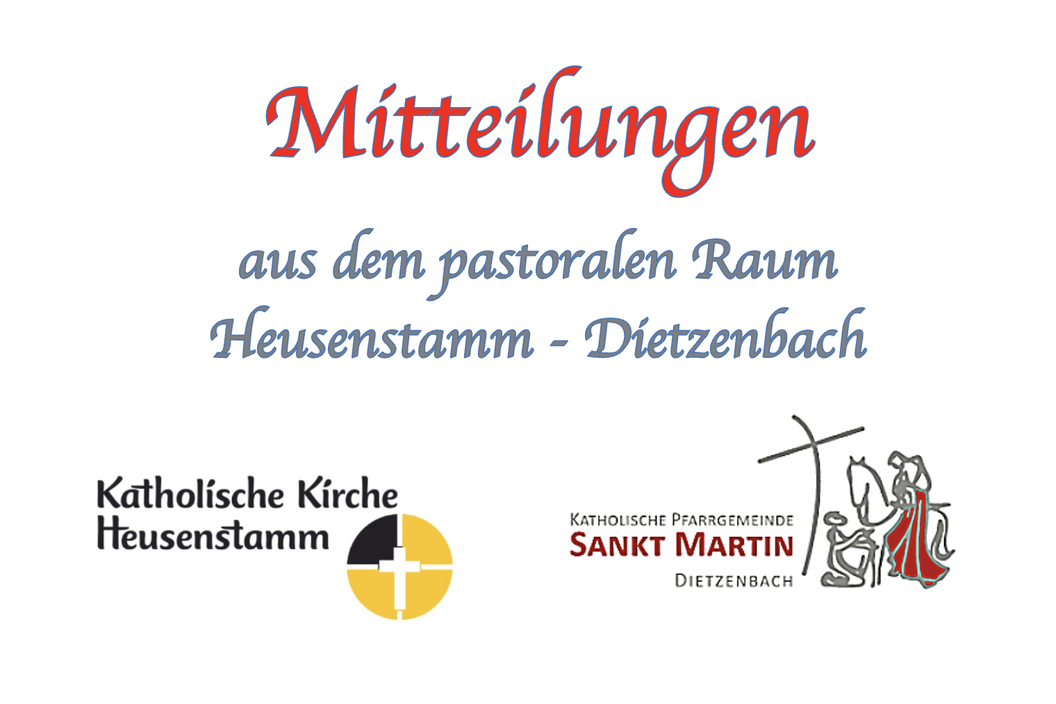 Mitteilungen aus dem pastoralen Raum (c) Pastoralraum Heusenstamm-Dietzenbach