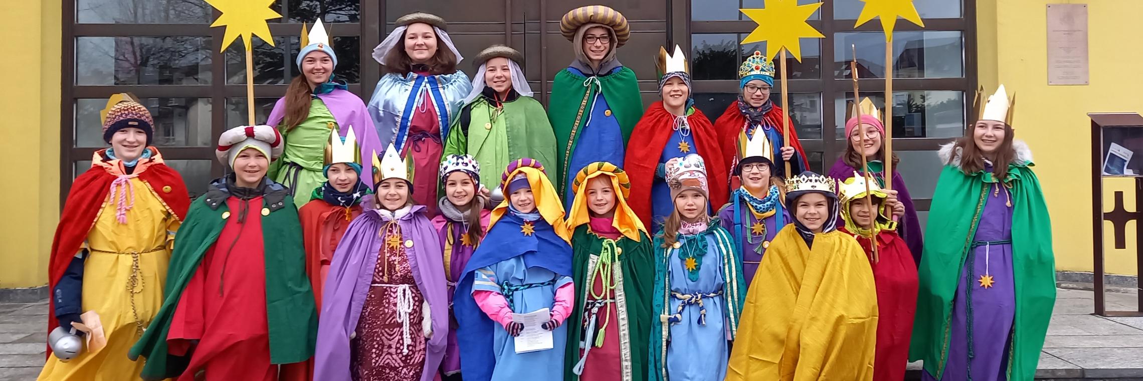 Sternsinger im Aufbruch (c) Pfarrgemeinde Sankt Martin