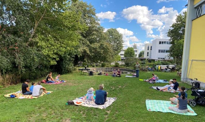 Picknick-Decken-Kinder-Gottesdienst
