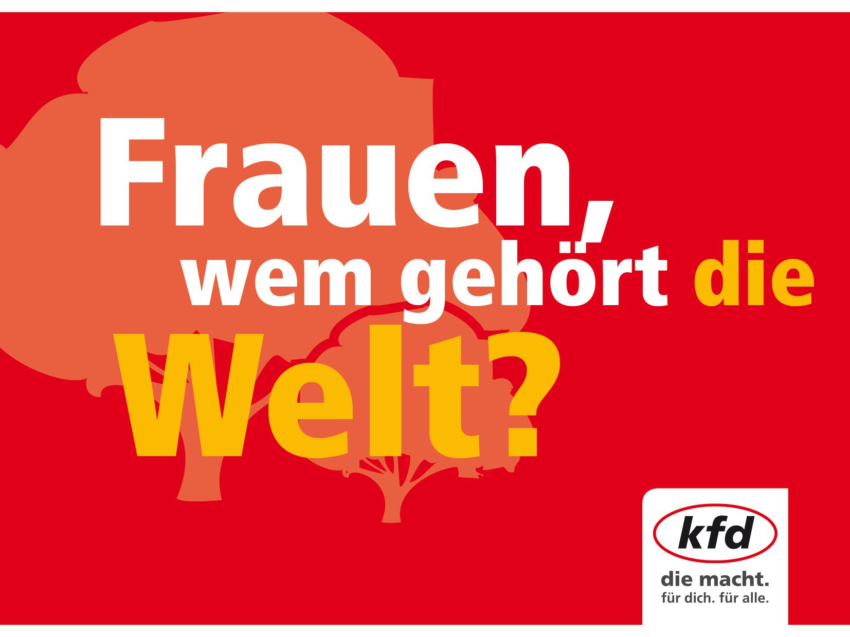 kfd_Logo_Frauen__wem_gehoert_die_Welt (c) kfd
