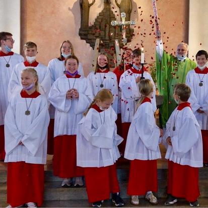 neue Messdiener,19.09.2021 (c) Pfarrgemeinde Sankt Martin