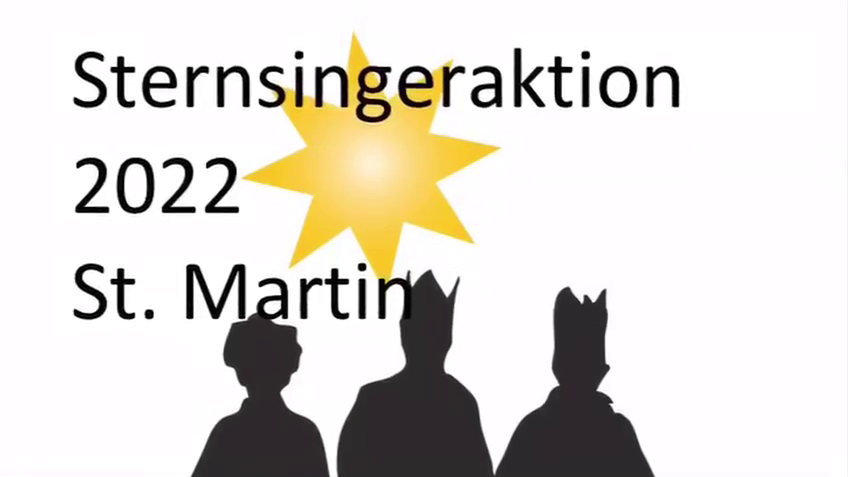 Sternsinger 2022 - Video (c) Pfarrgemeinde Sankt Martin