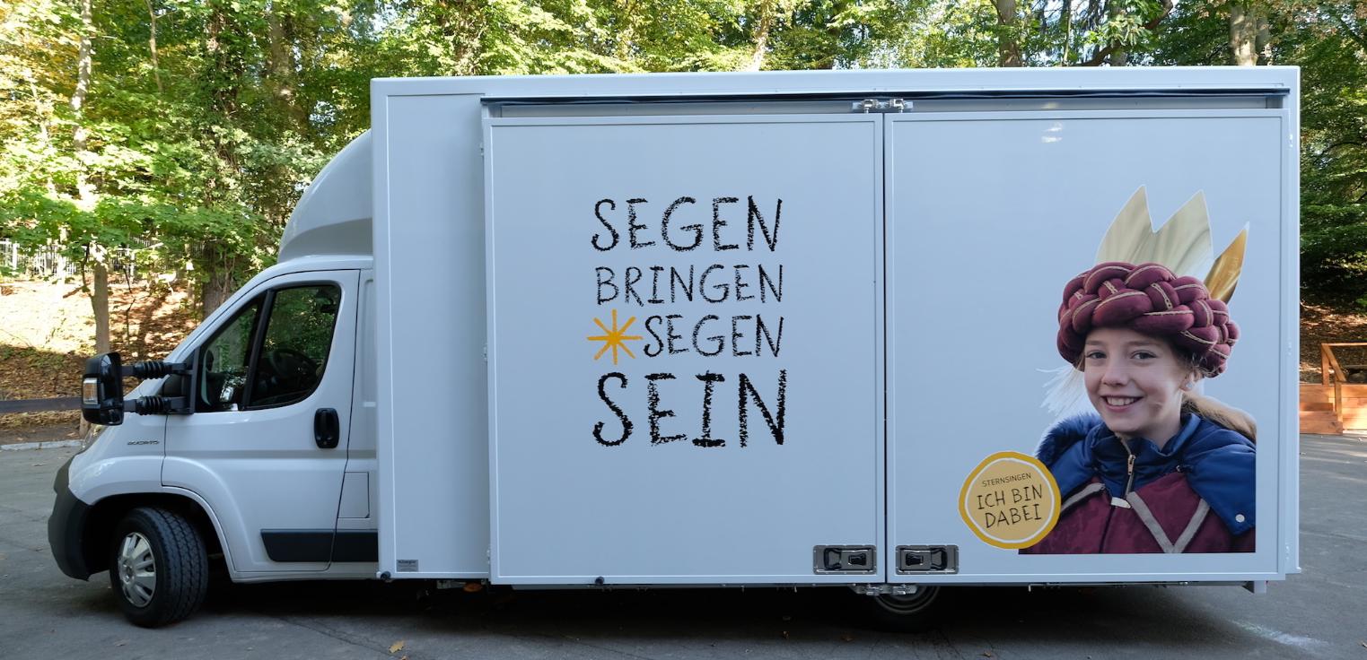 Sternsinger-Mobil (c) Stephan Rauh / Kindermissionswerk